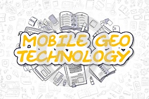 Mobile Geo Technology - Business Concept.