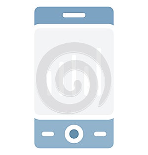 Mobile graph Isolated Vector Icon which can easily modify or edit