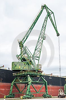 Mobile Harbor Green Crane for Bulk Handling