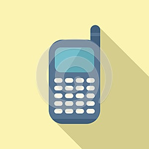 Mobile icon flat vector. Web interface