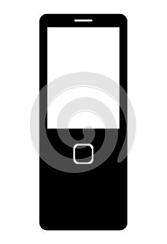 Mobile icon vector illustration with white background