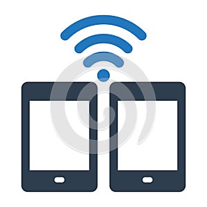 Mobile Internet Isolated Vector icon which can easily modify or edit