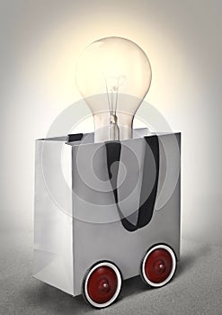 Mobile lightning bulb