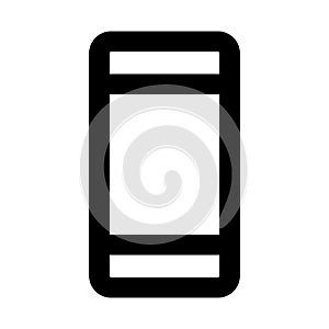 mobile Line Style vector icon which can easily modify or edit