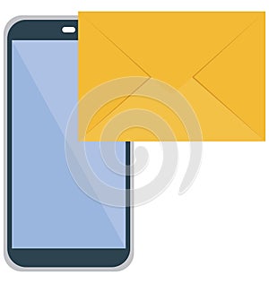 Mobile message, Chat bubble Isolated which can be easily edit or modified