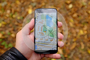 Mobile navigation in park