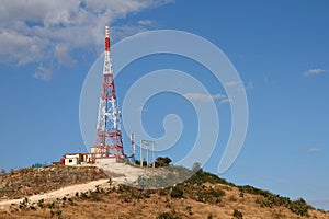 Mobile network base station in Cuba