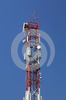 Mobile network base station tower