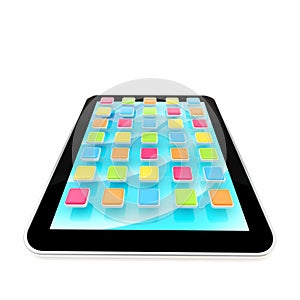 Mobile pad computer with applications