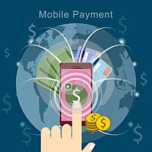 Mobile payment concept