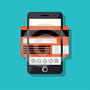 Mobile payment process concept