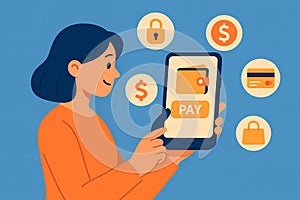 Mobile Payment Using Digital Wallet App â AI generated