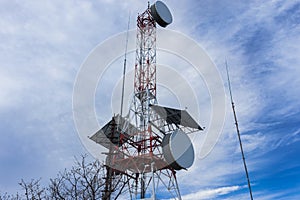 Mobile phone antenna tower