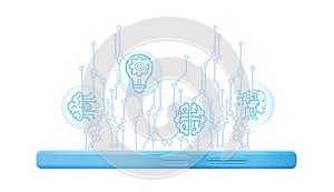 Mobile phone with Artificial Intelligence