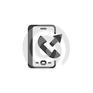 Mobile Phone call vector icon