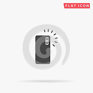 Mobile Phone Camera flat vector icon