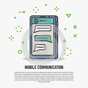 Mobile phone communication