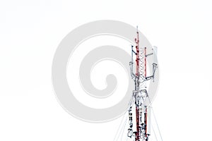 Mobile phone communication tower transmission signal