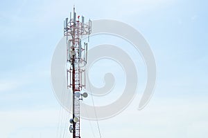 Mobile phone communication tower transmission signal