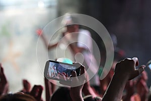 Mobile phone at a concert 3