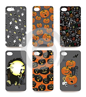 Mobile phone cover back set .Halloween