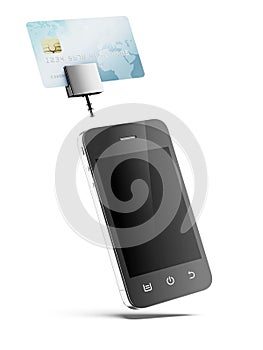 Mobile phone with Credit Card