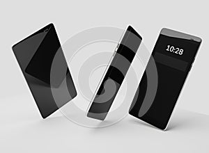 Mobile phone design 3d-illustrator