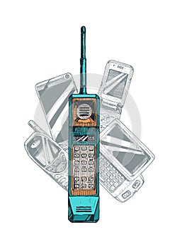 Mobile phone. Evolution