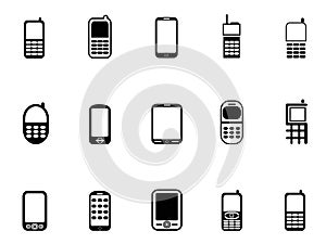 Mobile phone icons