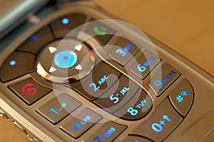 Mobile Phone, Illuminated Keypad