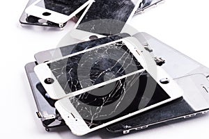 Mobile phone mainboard isolated