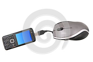 Mobile phone and Mouse