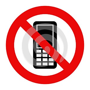 Mobile Phone prohibited photo