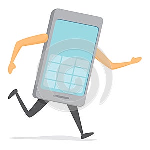 Mobile phone running or excercising