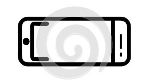 Mobile phone screen display interface, vector design Generative AI