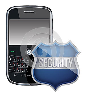 Mobile phone security shield