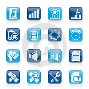 Mobile Phone sign icons