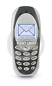 Mobile phone with SMS