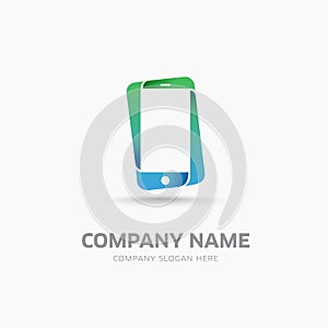 Mobile phone symbol and logo template