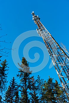 Mobile phone telecoms mast