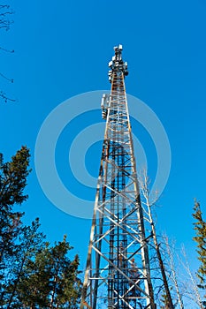 Mobile phone telecoms mast