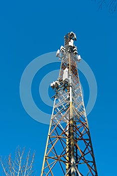 Mobile phone telecoms mast