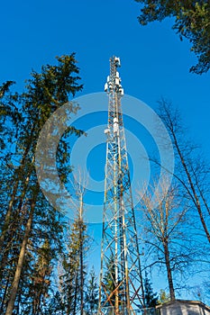 Mobile phone telecoms mast