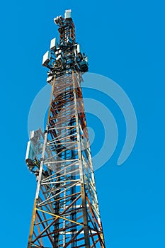 Mobile phone telecoms mast