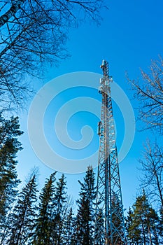 Mobile phone telecoms mast