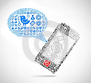 Mobile phone text message