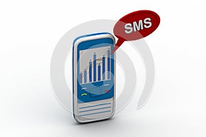 Mobile phone text message balloons