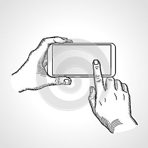 Mobile phone touch gestures