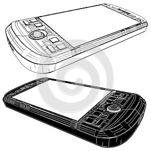 Mobile Phone Vector 02