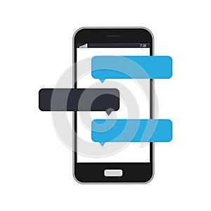Mobile phone vector technology screen device illustration. Smartphone mobile gadget communication. Modern phone template concept